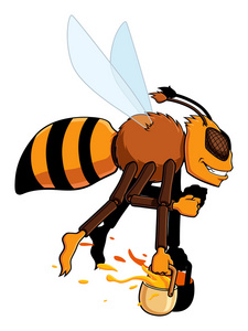 卡通工蜂照片