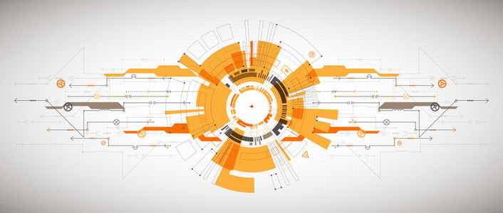 抽象的技术背景图片