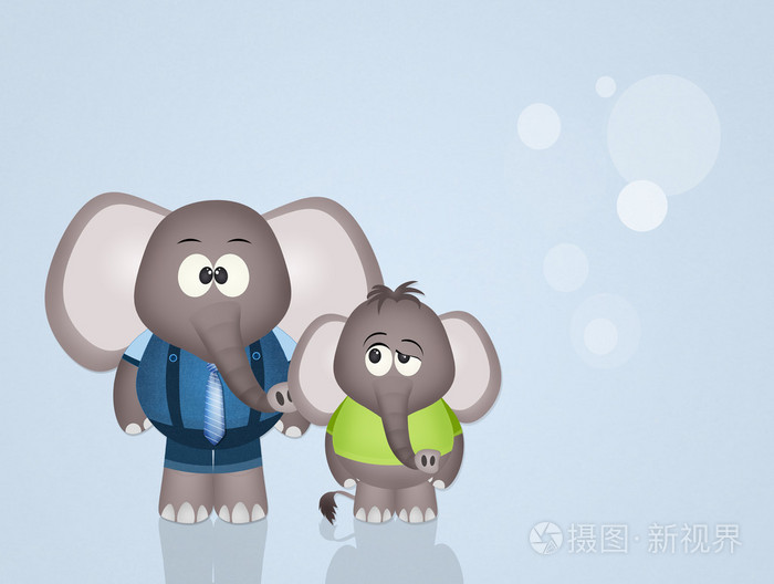 大象爸爸和儿子