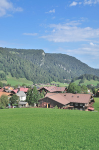 科尔瑙村庄，纽伦堡，Allgaeu，巴伐利亚，德国