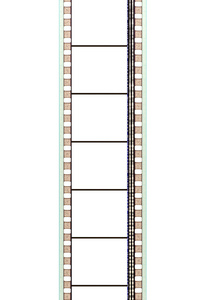 35 毫米电影电影配乐和空白帧带