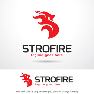 Strofire 字母 S 标志模板设计矢量