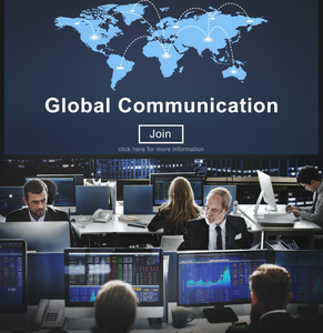 业务人员和全球通信