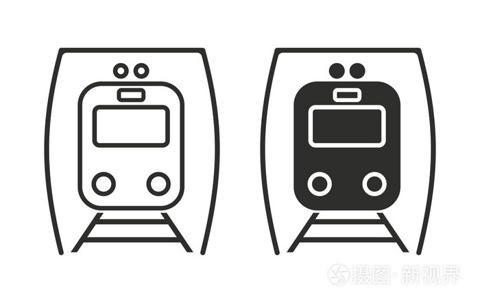 地铁简笔画图片卡通图片