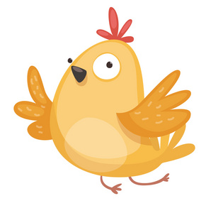 可爱卡通鸟照片