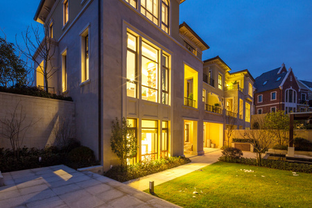 别墅的房子图片