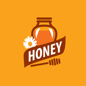 矢量蜂蜜徽标