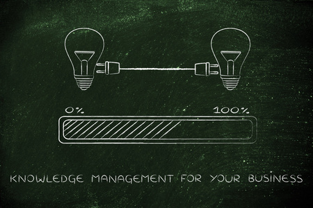 为您的企业知识管理的概念