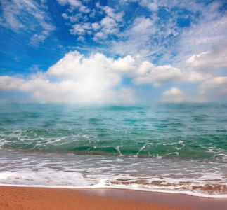 海浪和天空