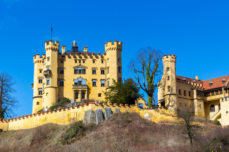 宫旧天鹅堡 高天鹅县宫，福森，巴伐利亚德国