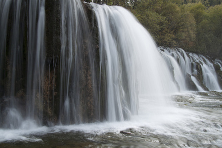 美丽的风景，九寨沟，四川省，中国