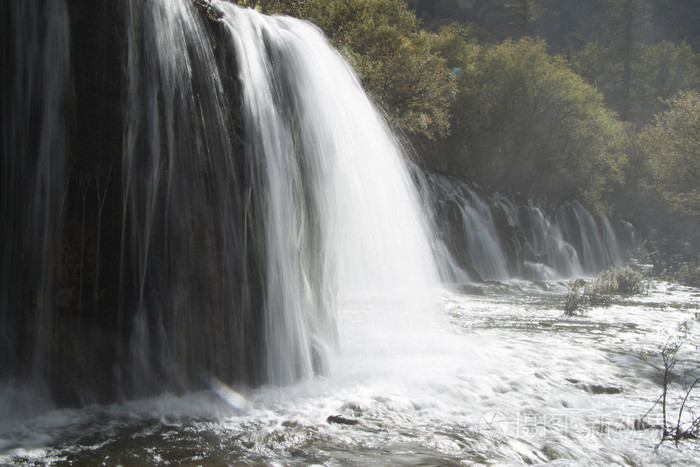 美丽的风景，九寨沟，四川省，中国