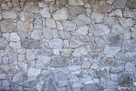 村庄的石墙背景