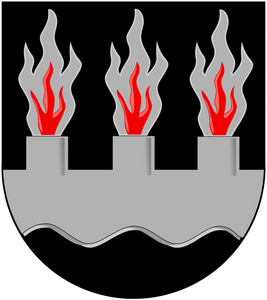 Juankoski 的徽章。芬兰