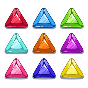 三角形卡通图片-三角形卡通素材-三角形卡通插画-摄图新视界