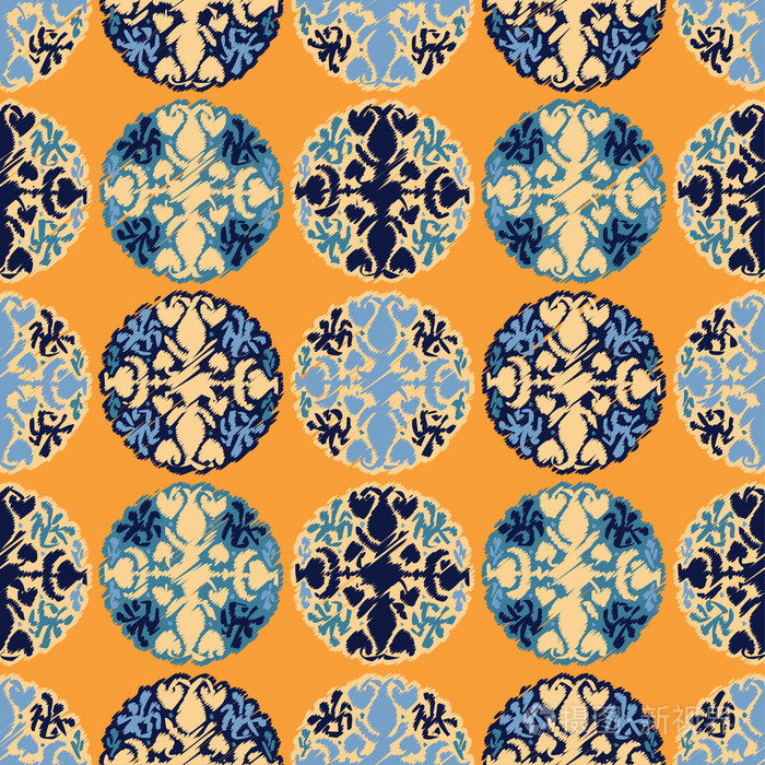 民族波西米亚风无缝模式.打印.重复的背景.布设计壁纸