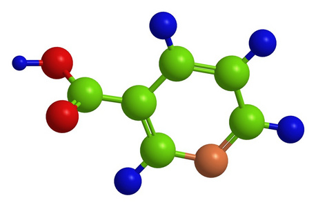 烟酸的分子结构维生素b3