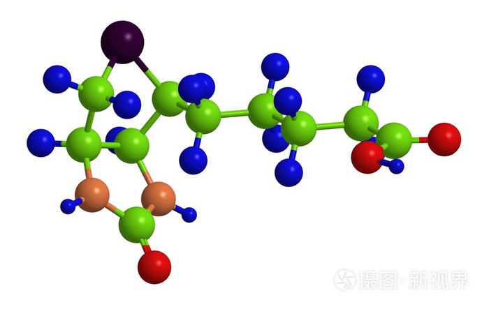 生物素结构图片