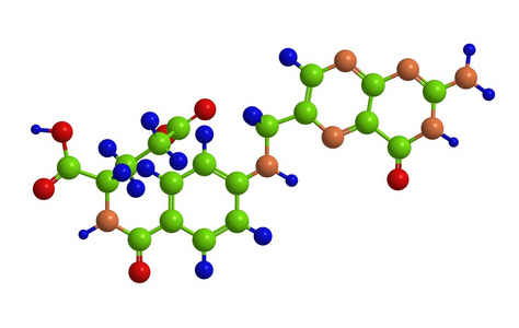 叶酸的分子结构维生素b9