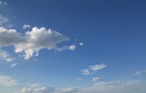 蓝色的天空背景