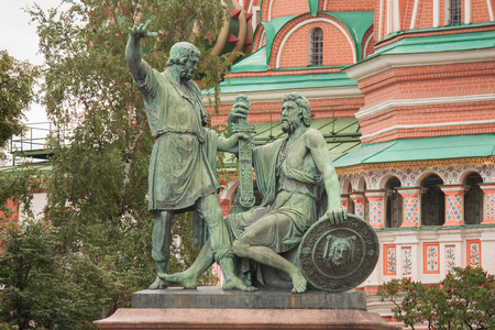 纪念碑米宁和波扎尔斯基图片