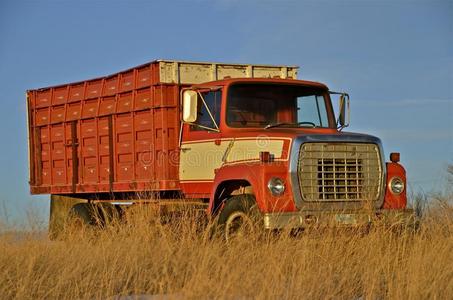 卡车 驱动 加载 日落 落下 运输 习惯于 驾驶室 卡车运输