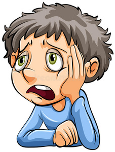 一个悲伤的男孩在花丛旁悲伤和沮丧的小男孩,在他的床上悲伤的男孩3