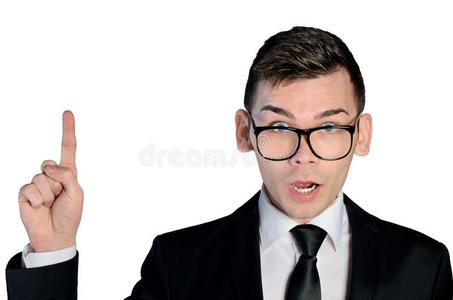 商人指着我照片