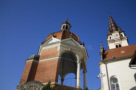 教堂 大教堂 秋天 修道院 欧洲 美丽的 克罗地亚 古老的