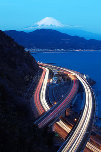 地标 亚洲 自然 风景 静冈 高速公路 铁路 多美 东海道