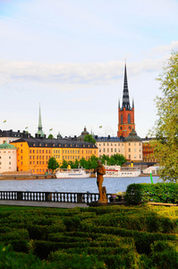 加姆拉斯坦老城斯德哥尔摩市瑞典