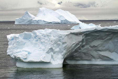 南极洲非板状冰山