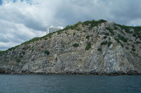 海岸线 海洋 悬崖 自然 海景 全景 泻湖 涟漪 刺柏 天空