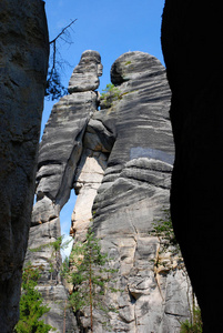 石头 地质学 悬崖 夏天 风景 岩基 基岩 露头 自然 岩石