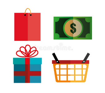 连接 购买 在线 出售 账单 礼物 插图 投资 数据 网络