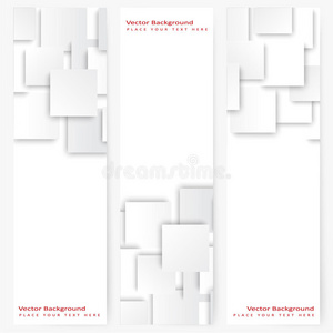 抽象模板垂直横幅