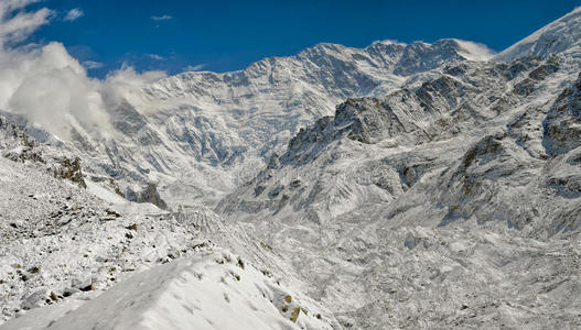 自然 高峰 冒险 风景 全景图 登山 喜马拉雅山脉 全景