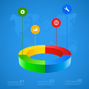 经济 信息图表 商业 演示 酒吧 金融 要素 圆圈 数据