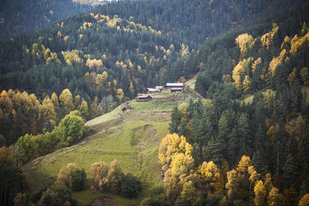 乔治亚山林村景观