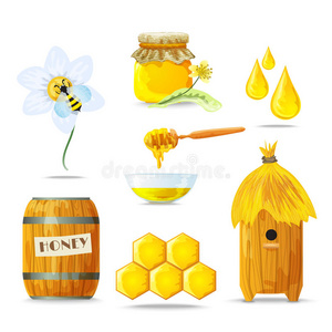 蜂蜜图标集