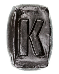 手工陶瓷字母k
