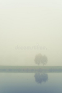 河边有雾