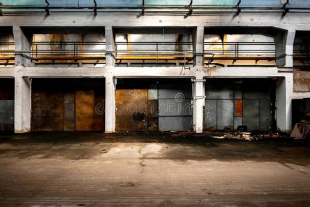 地板 重的 工厂 被遗弃的 大厅 古老的 咕哝 行业 制造