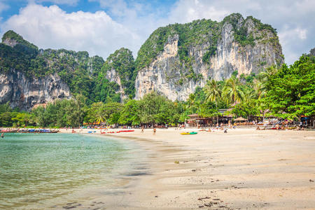 泰国krabi railay海滩