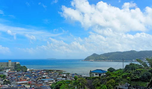 旅行 城市 日本人 富士 海湾 港口 海洋 天空 日本 风景