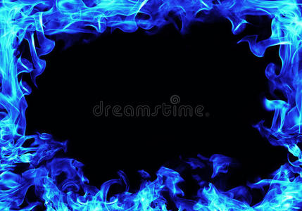 蓝色火焰框架