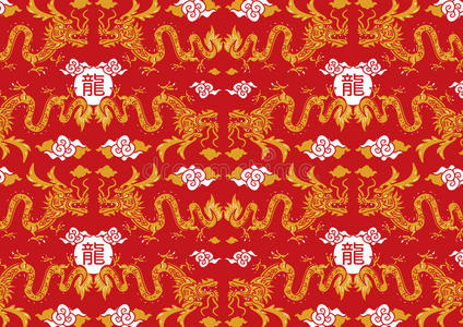 中国龙纹照片