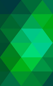 多色的绿色 蓝色的多边形设计模式，三角形和梯度的折纸样式组成的