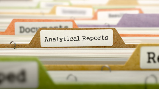 文件文件夹标记为分析报告。