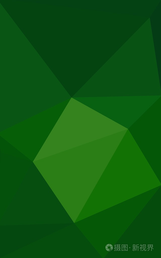 暗绿色的多边形设计模式,三角形和梯度的折纸样式组成的